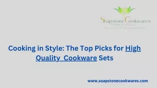 Cooking in Style The Top Picks for High Quality  Cookware Sets