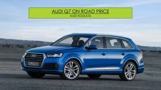 Audi Q7 On Road Price
