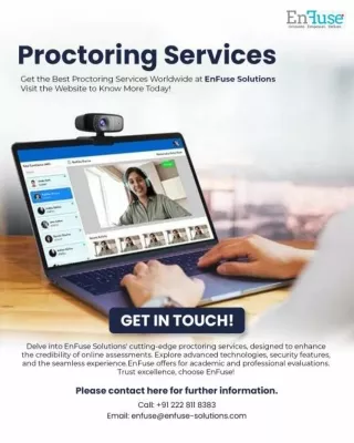 Get the Best Proctoring Services Worldwide at EnFuse Solutions