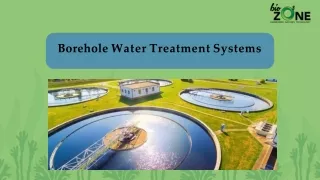 Borehole Water Treatment Systems