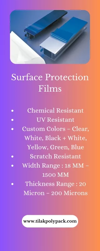 Surface Protection Films