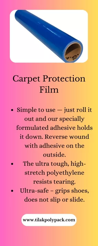 Carpet Protection Film