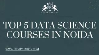 Top 5 Data Science Courses in Noida [2024]