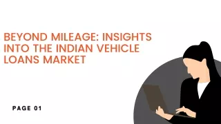 Beyond Mileage: Insights into the Indian Vehicle Loans Market