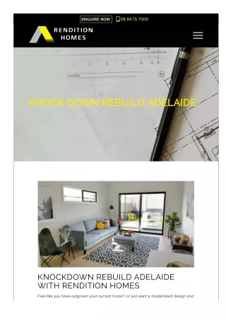 Knock Down Rebuild Adelaide
