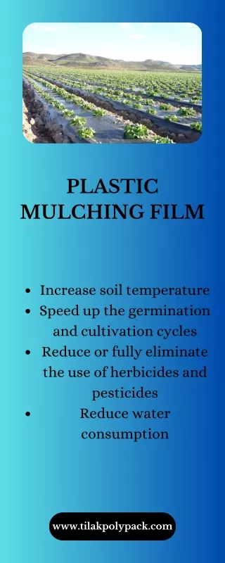 PLASTIC MULCHING FILM