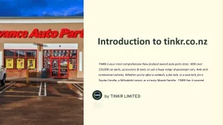 Car Parts New Zealand | Tinkr.co.nz