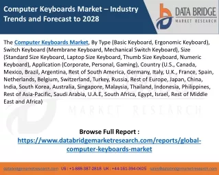 Computer Keyboards Market