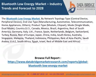 Bluetooth Low Energy Market