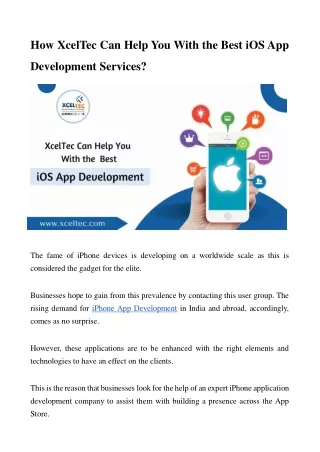 iOS Development Services USA