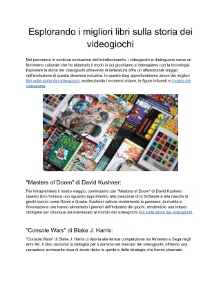 Esplorando i migliori libri sulla storia dei videogiochi