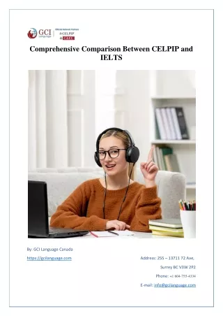 Comprehensive Comparison Between CELPIP and IELTS