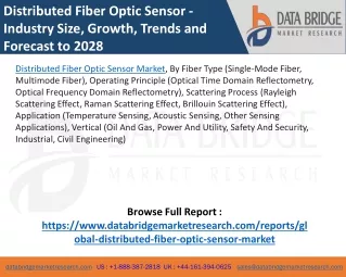 Distributed fiber optic sensor market