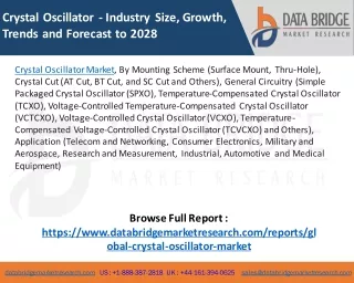 Crystal Oscillator Market