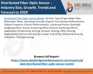 Distributed fiber optic sensor market
