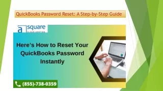 How to reset QuickBooks admin password