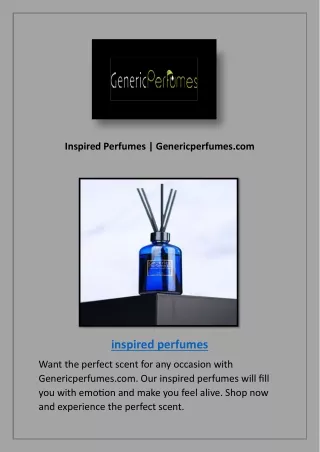 Musk Perfume | Genericperfumes.com