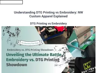 Understanding DTG Printing vs Embroidery