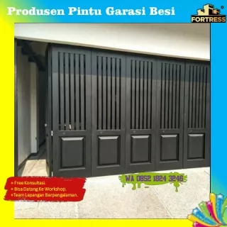 BERGARANSI..!! Wa 0852 1824 3246 Bengkel Las Pintu Garasi Besi Geser Fortress Untuk Tempat Tinggal Di Banjarmasin