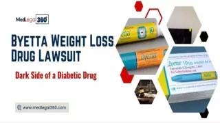 Byetta Weight Loss Drug Lawsuits: Journey of a Diabetic Drug