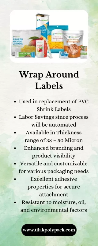 Wrap Around Labels