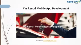 Car Rental Mobile App Development