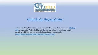 Top Buying Car Places  In Hawaii