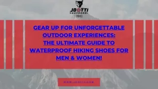 Best Waterproof Hiking Shoes for Men & Women
