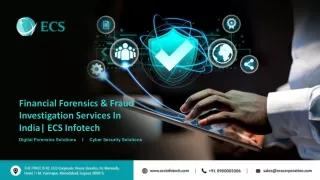 Financial Forensics & Fraud Investigation Services In India ECS Infotech