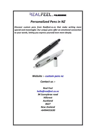 Personalized Pens in NZ