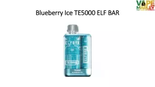 Blueberry Ice TE5000 ELF BAR