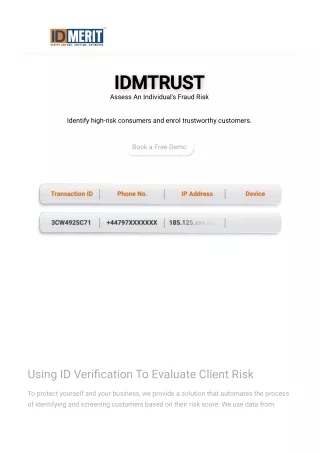 IDMTRUST - UK IDMERIT