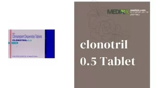 Clonotril 0.5 Tablet