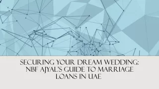 Marriage Loans