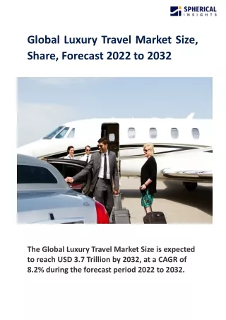 Global Luxury Travel Market