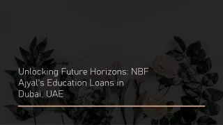 Education Loans