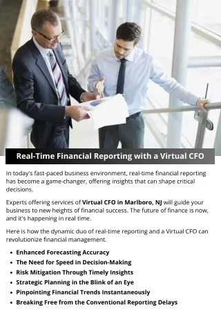 Real-Time Financial Reporting with a Virtual CFO