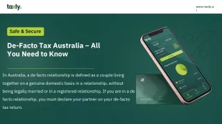 De-Facto Tax Australia – All You Need to Know