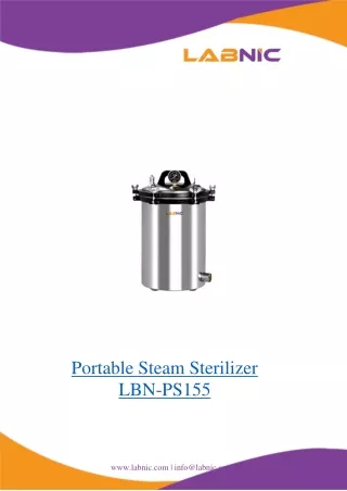 Portable-Steam-Sterilizer-LBN-PS155