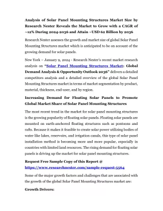 Solar Panel Mounting Structures Market
