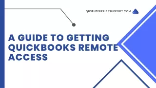 How to Set Up QuickBooks Remote Access?