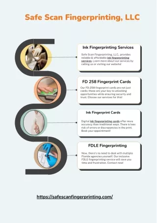 Ink Fingerprinting Services