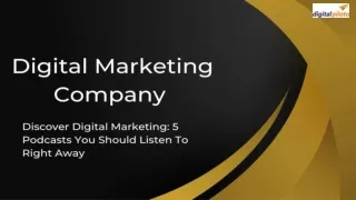 Discover Digital Marketing 5 Podcasts You Should Listen To Right Away