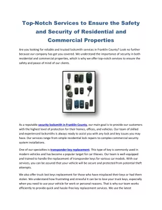 Lock Pro Locksmith (6 feb 2024)