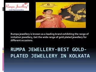 Best Gold-plated jewelry in Kolkata