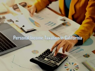 Personal Income Taxation in California