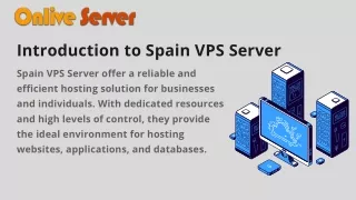 Unlock Superior Hosting Power with Spain VPS Server