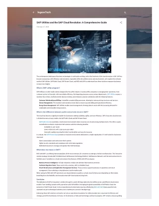 SAP Utilities and the SAP Cloud Revolution A Comprehensive Guide (1)