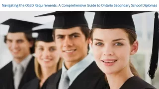 Navigating the OSSD Requirements-A Comprehensive Guide to Ontario Secondary School Diplomas