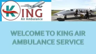 Top-Class King Air Ambulance Service in Allahabad